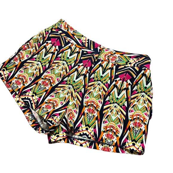 VTG ZOA NEW YORK Colorful Psychedelic Boho Short Shorts SZ 4 - Picture 3 of 9